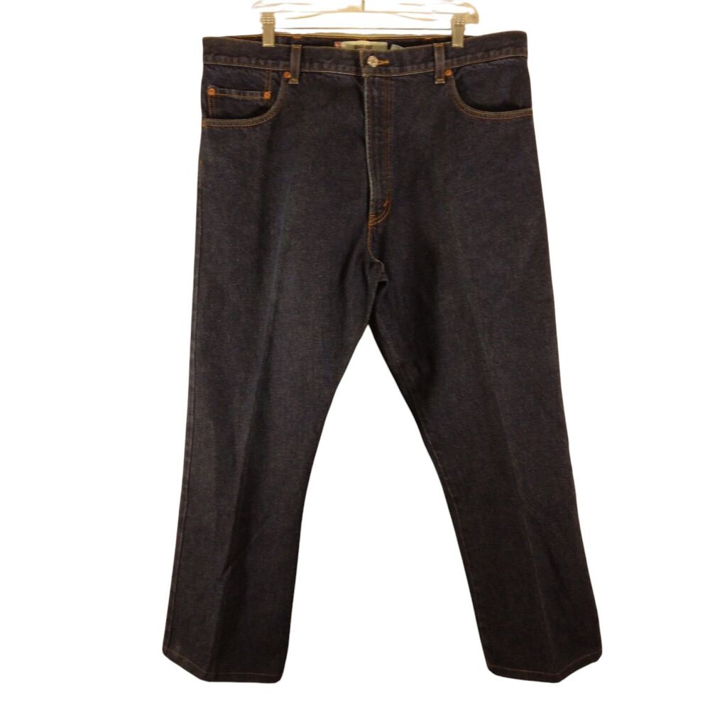 Levi's vintage 517 boot cut jeans mens 40x32 blue denim cowboy dark wash Y2K